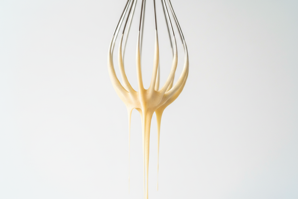 kitchen whisk dripping 